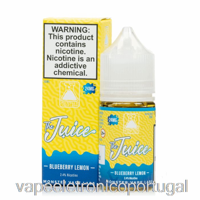 Vape Eletrônico Mirtilo Limão - Suco De Sais - 30ml 48mg